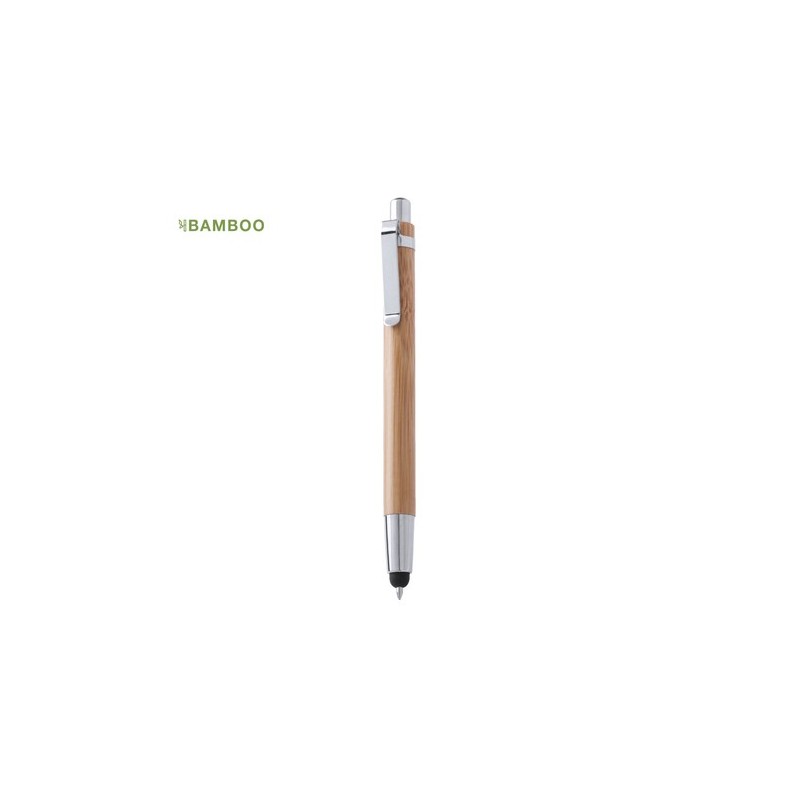 Stylet Bille Multifonction Personnalisé pas cher - Sirim Matières : bambou personnalisable avec votre logo