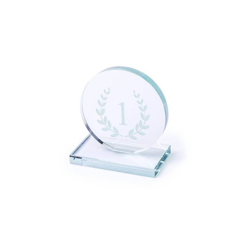 Plaque Owen - Trophée en Verre Élegant Personnalisé