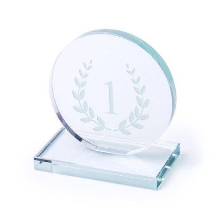 Plaque en Verre Personnalisée Trophée Owen Matières : verre