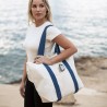 Sac de Plage Personnalisé Dretan Matières : coton Couleurs : bleu marine objet promotionnel éco-responsable