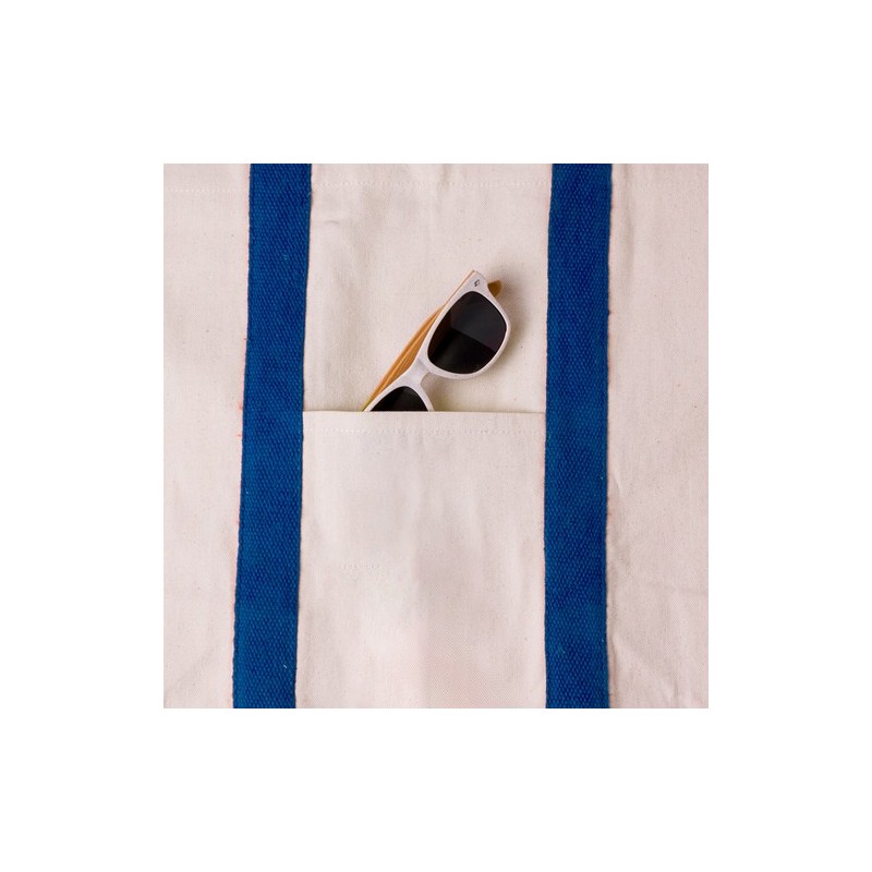Sac de Plage Personnalisé Dretan Matières : coton Couleurs : naturel objet publicitaire robuste