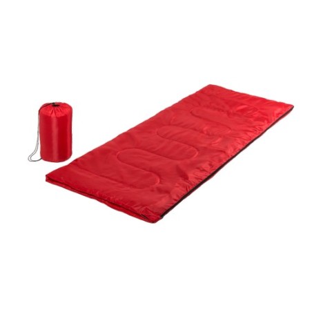 Sac de Couchage Personnalisé Idéal pour vos Aventures - Calix Matières : polyester Couleurs : rouge cadeau affaires élégant