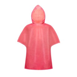 Poncho Imperméable Pratique Personnalisé - Remo Matières : HDPE Couleurs : rouge