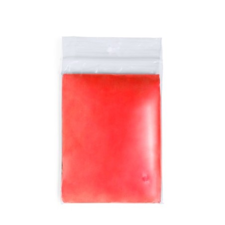 Poncho Imperméable Pratique Personnalisé - Remo Matières : HDPE Couleurs : rouge impression logo haute qualité