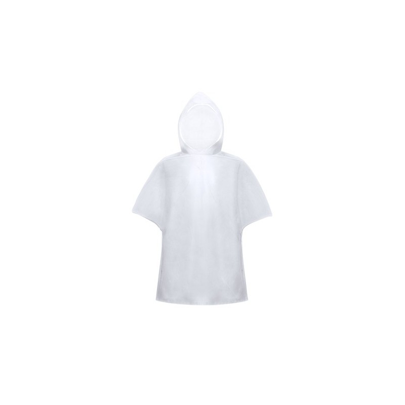 Poncho Imperméable Pratique Personnalisé - Remo Matières : HDPE Couleurs : rouge goodies entreprise design