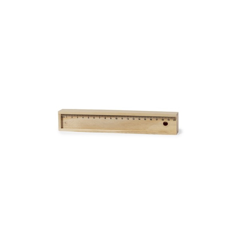 Boîte de Crayons Personnalisée Éco-responsable Dragon Matières : bois marquage laser ultra précis