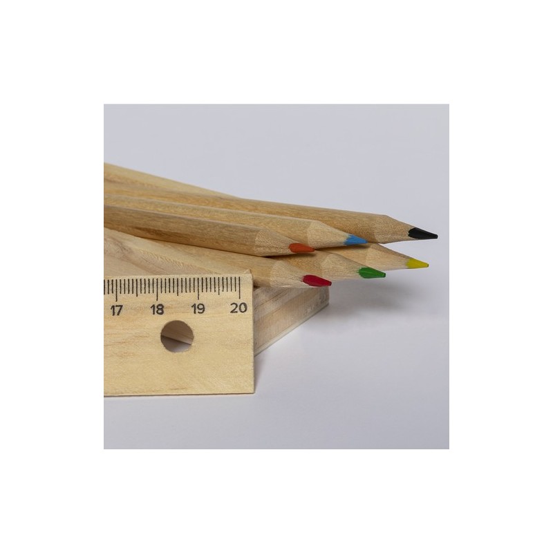 Boîte de Crayons Personnalisée Éco-responsable Dragon Matières : bois livraison express 24h 48h
