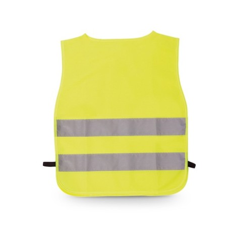 Dossard Réfléchissant Personnalisable pour Enfants - Chasuble Éli Matières : polyester Couleurs : rouge goodies publicitaire dur