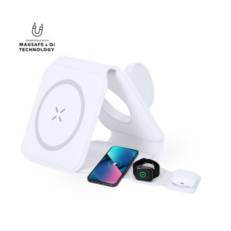 Chargeur pas cher personnalisé Tardim Couleurs : blanc personnalisable avec votre logo