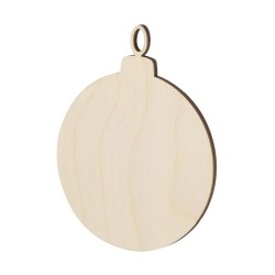 Ornement personnalisé de Noël Astrox Matières : bois Couleurs : naturel impression haute définition