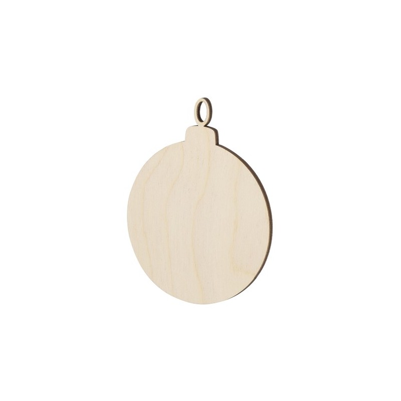 Ornement personnalisé de Noël Astrox Matières : bois Couleurs : naturel impression haute définition