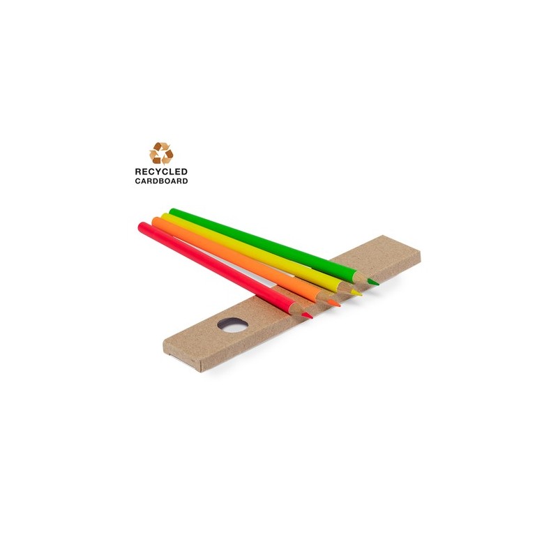 Boîte Éco-responsable Personnalisée de Crayons Tucker | Objets Publicitaires Matières : carton recyclé