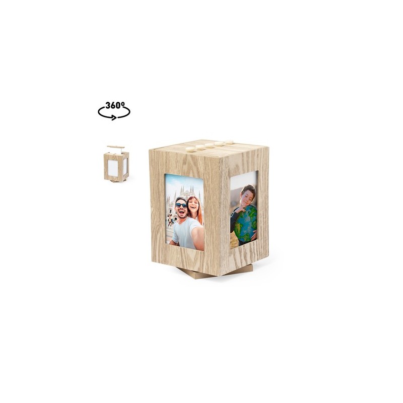 Porte-Photos en Bois Personnalisé - Vesper Cube Matières : MDF