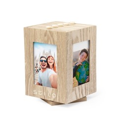 Porte-Photos en Bois Personnalisé - Vesper Cube Matières : MDF cadeau entreprise pas cher