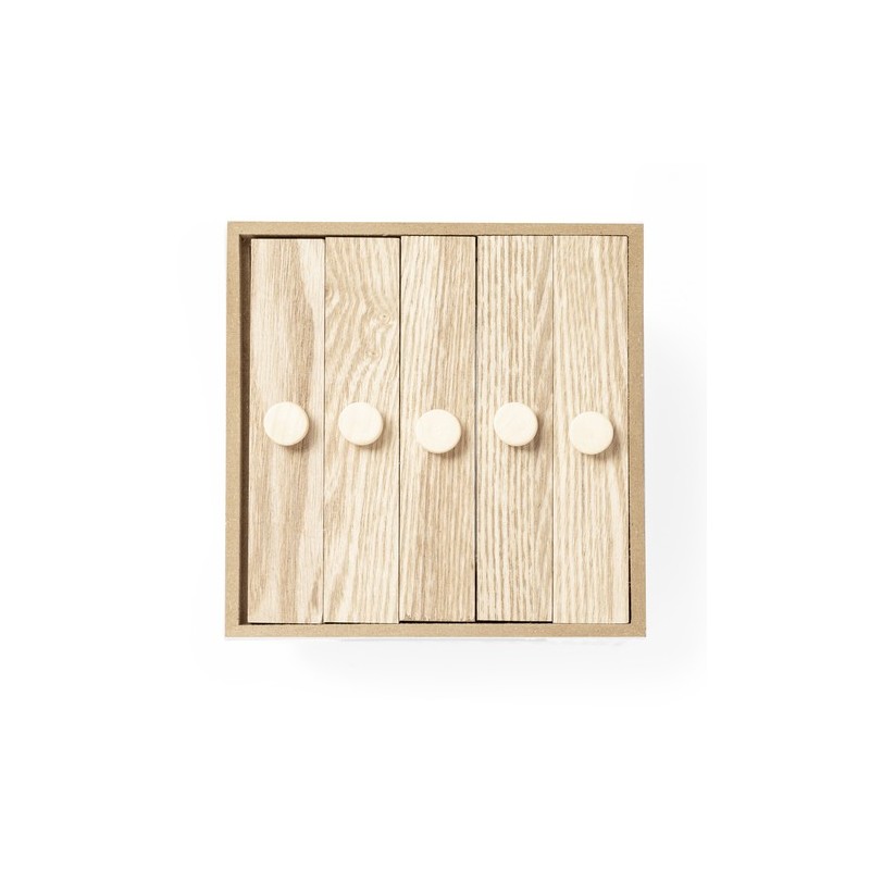 Porte-Photos Vesper : Design Élégant en Bois Naturel