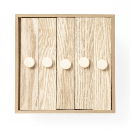 Porte-Photos Vesper : Design Élégant en Bois Naturel