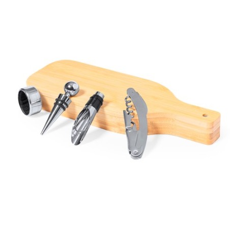 Set Vin Darini - Coffret Élégant en Bambou