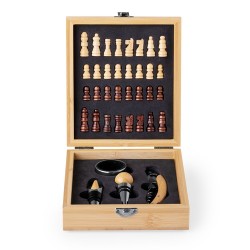 Coffret Accessoires à Vin Personnalisé Économique Paluk Matières : bambou 2