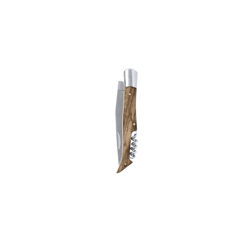 Accessoire de vin pratique personnalisé canif tire-bouchon Sparq Matières : bois personnalisable avec votre logo