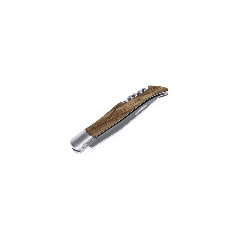 Accessoire de vin pratique personnalisé canif tire-bouchon Sparq Matières : bois impression haute définition