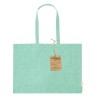 Sac Éco-responsable et Pratique de Shopping Bonillo pas cher Matières : coton recyclé Couleurs : bleu objet promotionnel éco-res