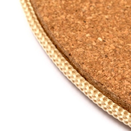 Support Éco-responsable Pratique en Liège Naturel - Melorix Matières : liège marquage laser ultra précis