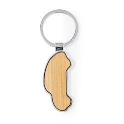 Porte-Clés Personnalisé en Bambou Fangiox Matières : bambou 2