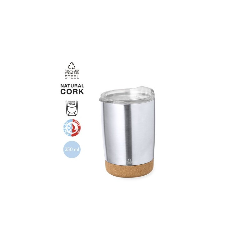 Mug Isotherme Éco-responsable Personnalisé Thermique Sarski personnalisable avec votre logo