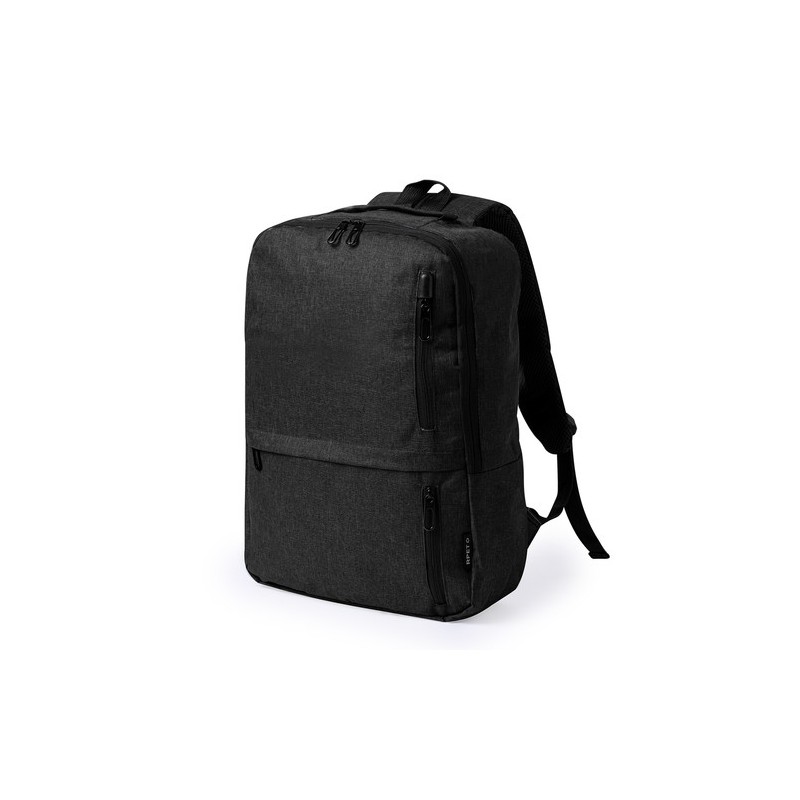 Sac à Dos Éco-responsable Publicitaire Ingria Couleurs : bleu marine Matières : polyester recyclé cadeau collaborateur premium
