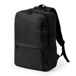 Sac à Dos Éco-responsable Publicitaire Ingria Couleurs : gris Matières : polyester recyclé objet promotionnel éco-responsable