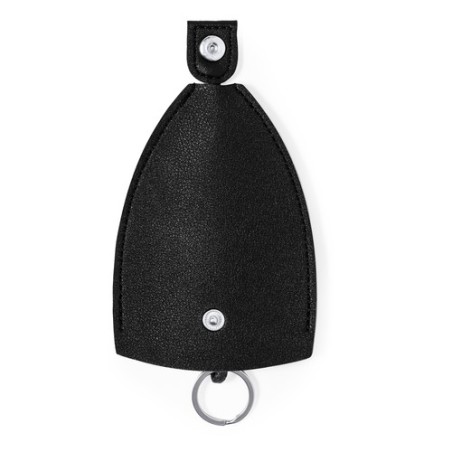 Porte-Clés Personnalisé Éthique et Pratique pas cher - Greip Matières : PU Couleurs : bleu marine marquage couleur éclatante