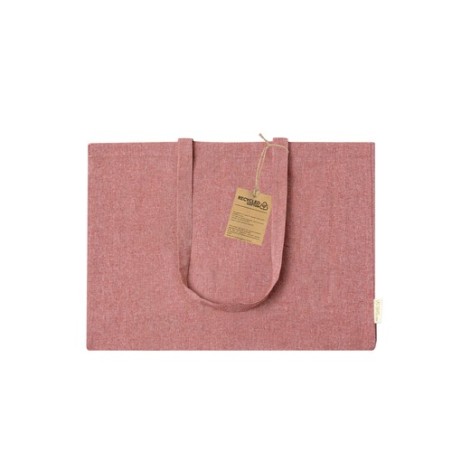 Sac Éco-responsable et Pratique de Shopping Bonillo pas cher Matières : coton recyclé Couleurs : rouge personnalisation sur mesu