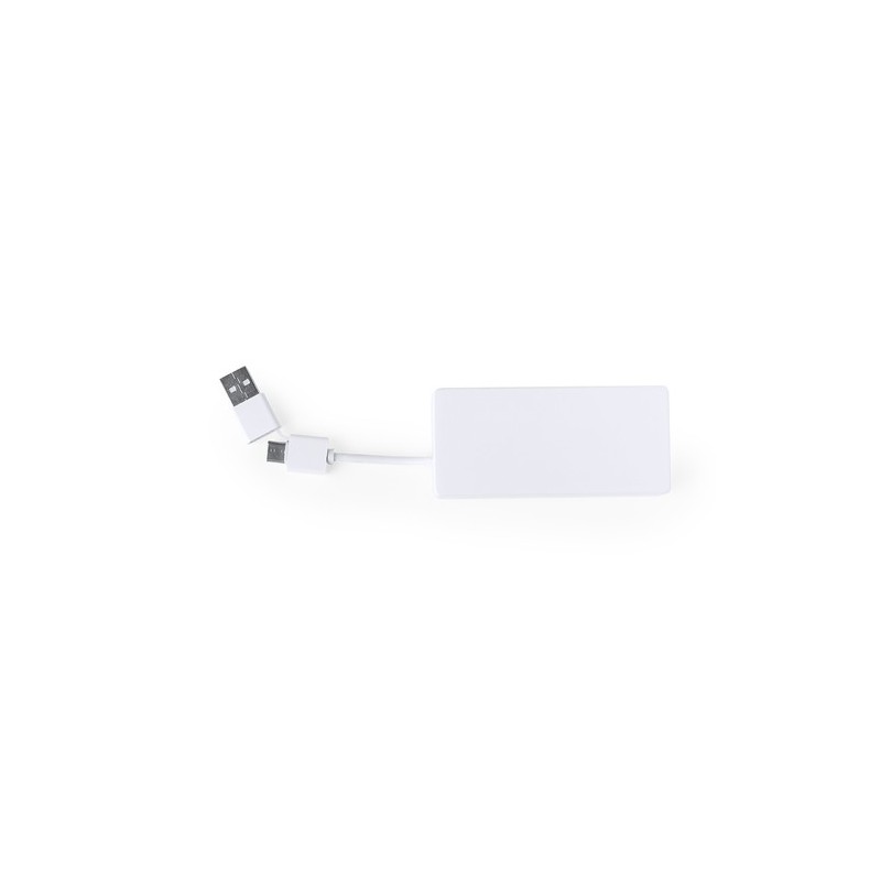 Port USB Éco-responsable Personnalisé - Nofler RCS pas cher Matières : ABS recyclé Couleurs : blanc cadeau entreprise pas cher