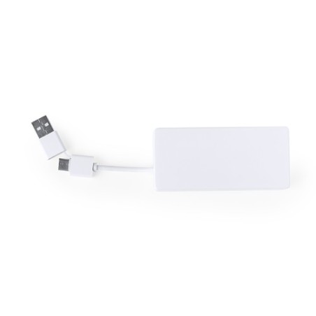 Port USB Éco-responsable Personnalisé - Nofler RCS pas cher Matières : ABS recyclé Couleurs : blanc cadeau entreprise pas cher
