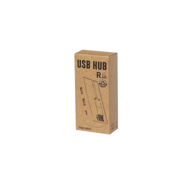 Port USB Éco-responsable Personnalisé - Nofler RCS pas cher Matières : ABS recyclé Couleurs : blanc objet promotionnel éco-respo