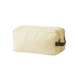Trousse de Toilette Personnalisée Éco-responsable Raberu Matières : toile Couleurs : naturel