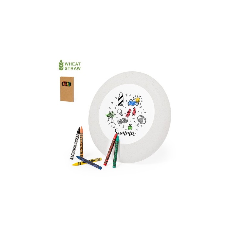 Frisbee Éco-responsable Personnalisable - Ashen Matières : ABS Couleurs : naturel personnalisable avec votre logo
