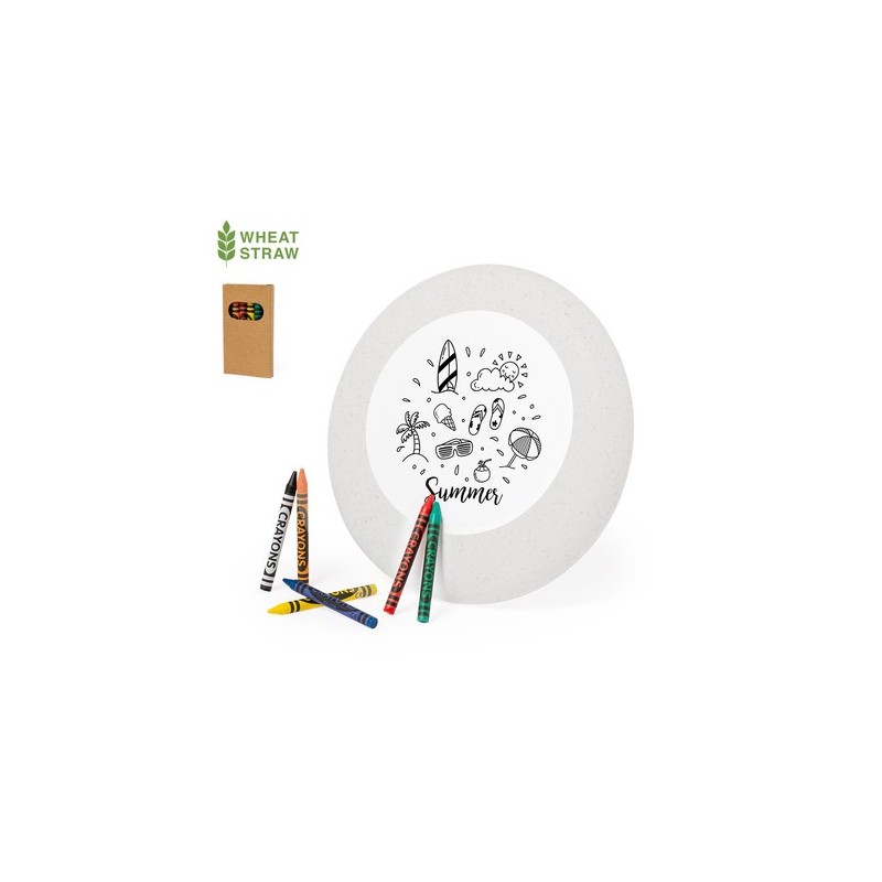 Frisbee Éco-responsable Personnalisable - Ashen Matières : ABS Couleurs : naturel cadeau entreprise pas cher