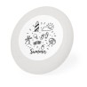 Frisbee Éco-responsable Personnalisable - Ashen Matières : ABS Couleurs : naturel impression haute définition