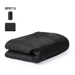 Couverture Éco-responsable et Personnalisée de Pique-Nique Barea pas cher Couleurs : noir Matières : polyester recyclé 2