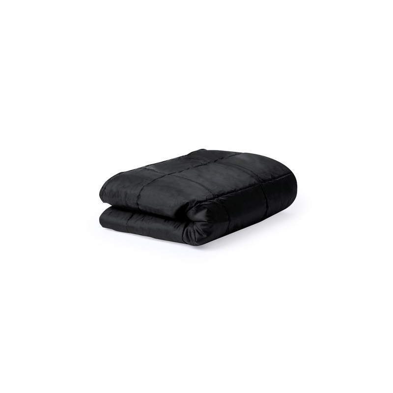 Couverture Éco-responsable et Personnalisée de Pique-Nique Barea pas cher Couleurs : noir Matières : polyester recyclé cadeau en