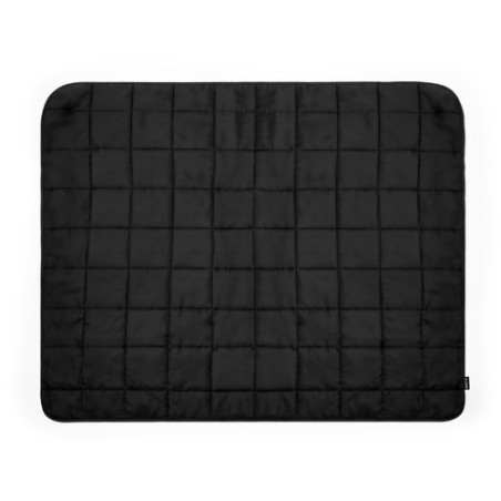 Couverture Éco-responsable et Personnalisée de Pique-Nique Barea pas cher Couleurs : noir Matières : polyester recyclé impressio