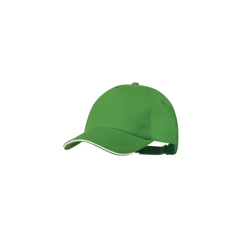 Casquette Éco-responsable Personnalisable Sandrok Couleurs : rouge Matières : polyester recyclé objet publicitaire robuste