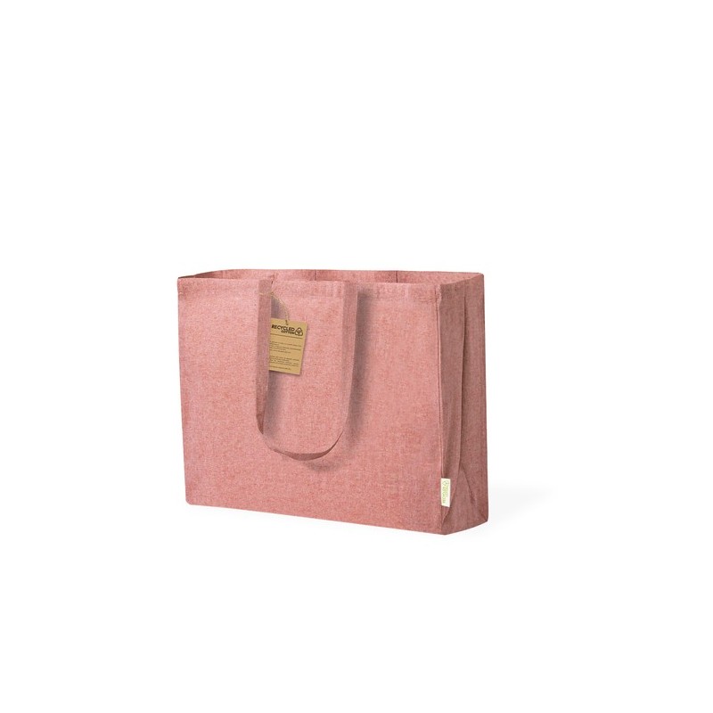 Sac Éco-responsable et Pratique de Shopping Bonillo pas cher Matières : coton recyclé Couleurs : vert objet promotionnel éco-res