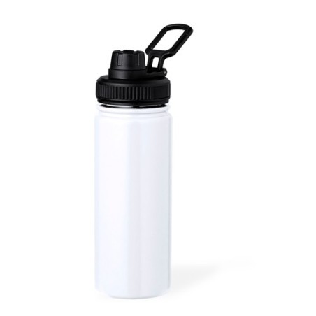 Bidon Isotherme Thermique Premium Personnalisé Corvac Matières : acier inoxydable Couleurs : blanc