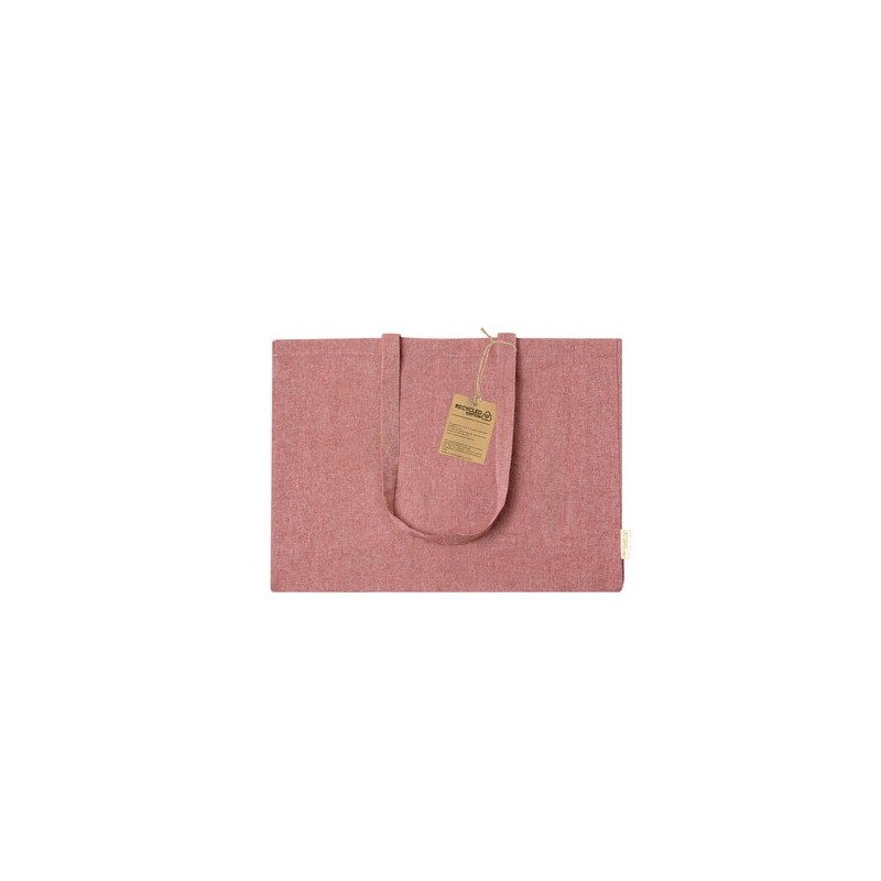 Sac Éco-responsable et Pratique de Shopping Bonillo pas cher Matières : coton recyclé Couleurs : vert objet promo petit budget