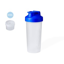 Shaker Protéines Éco-responsable Personnalisé 800 ml - Finterrix Matières : polypropylène (PP) Couleurs : rouge goodies publicit