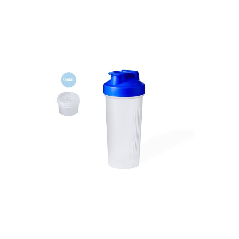 Shaker Protéines Éco-responsable Personnalisé 800 ml - Finterrix Matières : polypropylène (PP) Couleurs : rouge goodies publicit