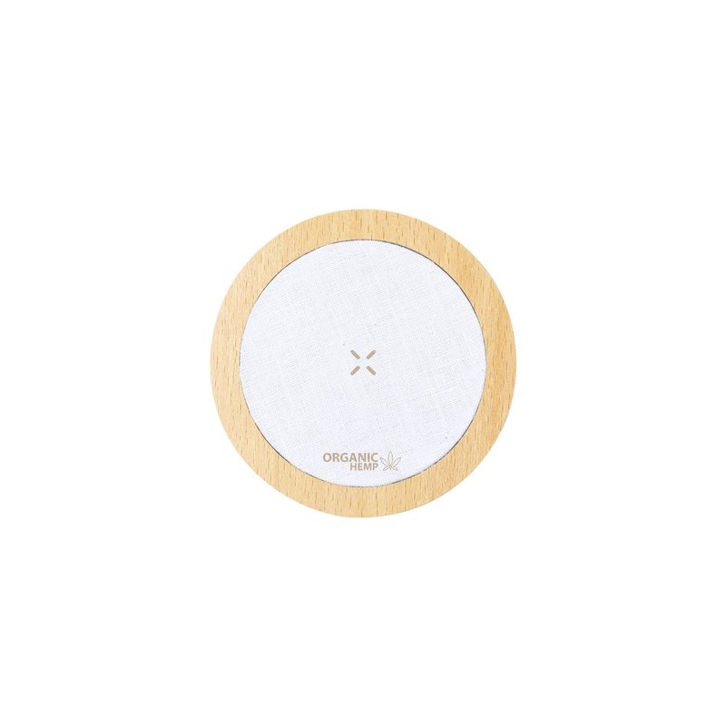 Chargeur Sans Fil Éco-responsable Personnalisé 15W - Kuzgal Matières : bois personnalisable avec votre logo