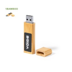 Clé USB 16GB personnalisée Afroks Matières : bambou